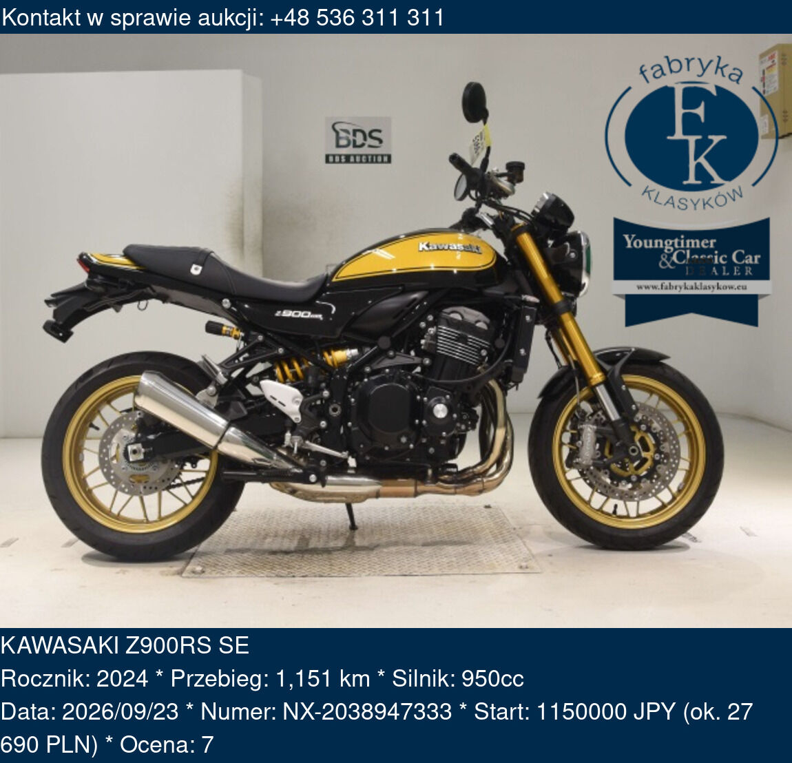 KAWASAKI Z900RS SE 2024 - zdjęcie 2