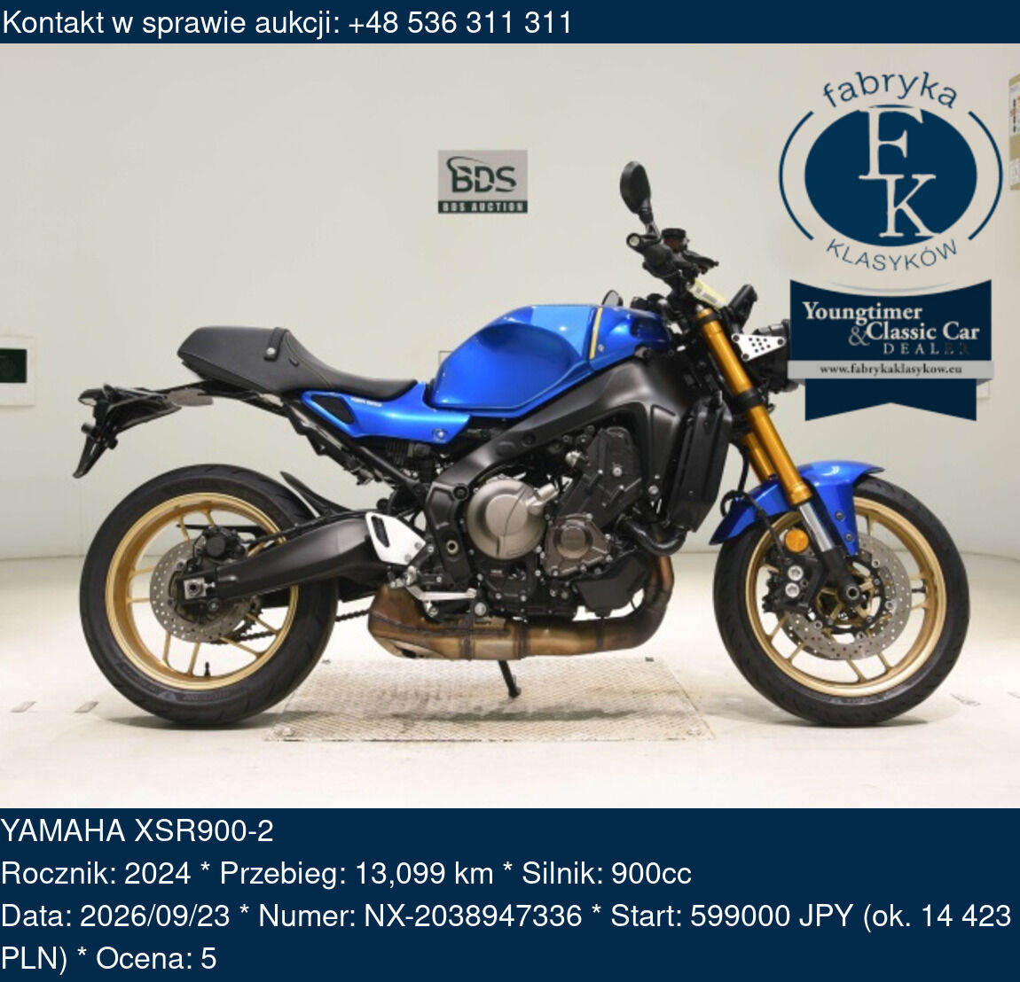 YAMAHA XSR900-2 2024 - zdjęcie 2