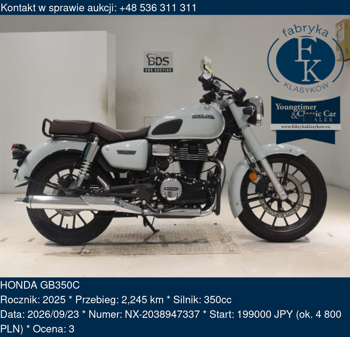HONDA GB350C 2025 - zdjęcie 2