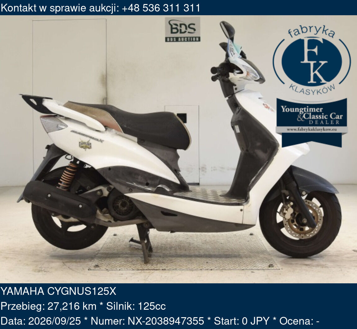 YAMAHA CYGNUS125X  - zdjęcie 2