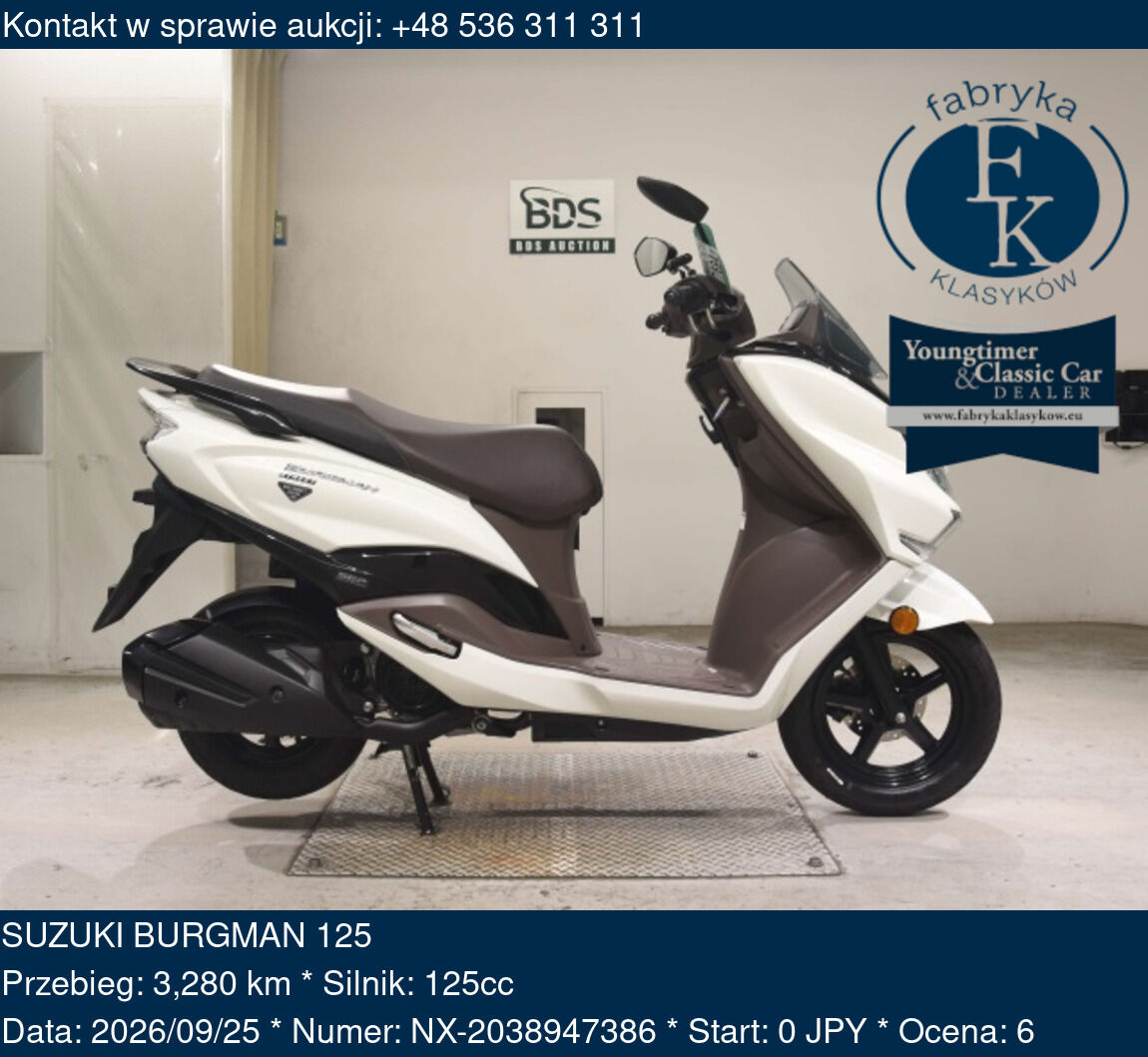 SUZUKI BURGMAN 125  - zdjęcie 2