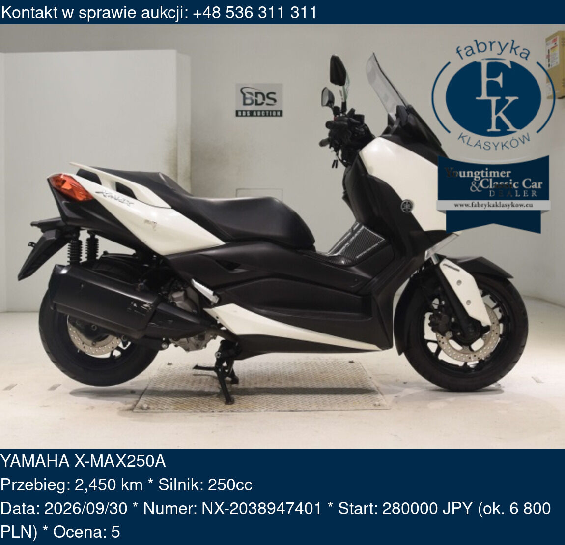 YAMAHA X-MAX250A  - zdjęcie 2