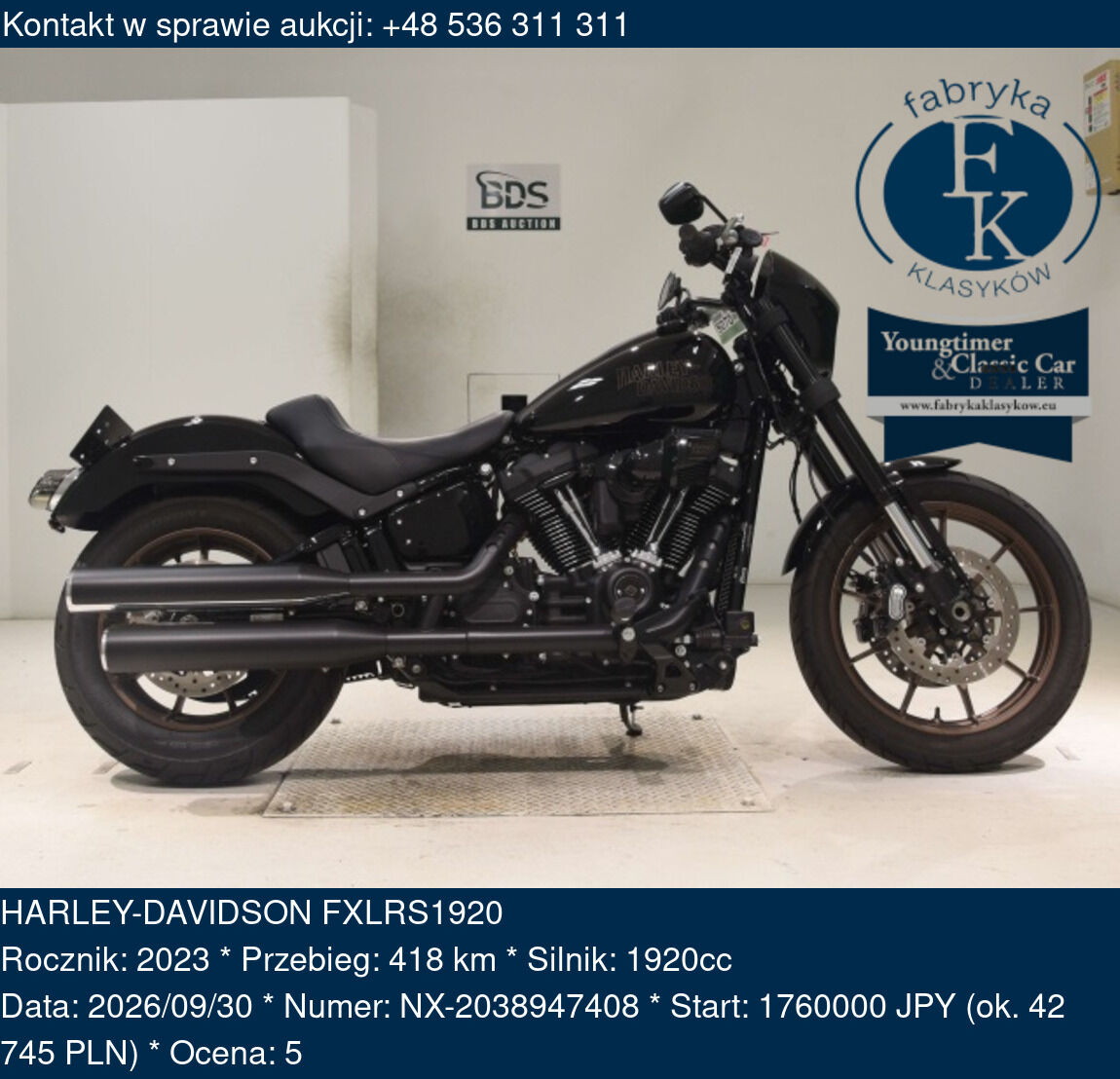 HARLEY-DAVIDSON FXLRS1920 2023 - zdjęcie 2