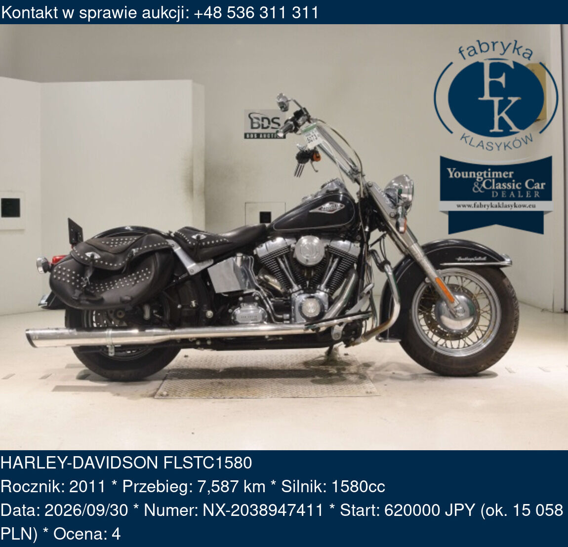 HARLEY-DAVIDSON FLSTC1580 2011 - zdjęcie 2