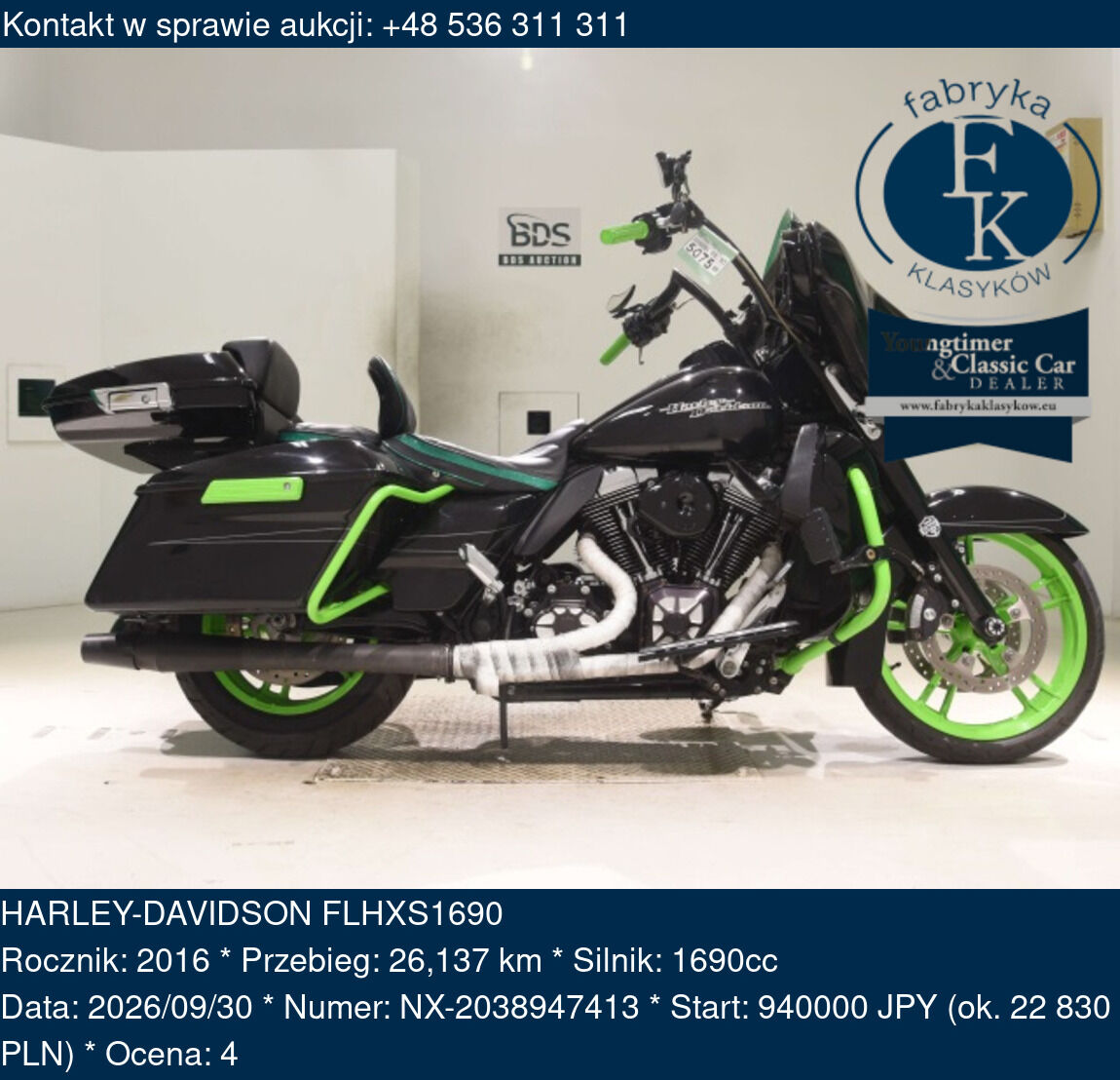 HARLEY-DAVIDSON FLHXS1690 2016 - zdjęcie 2