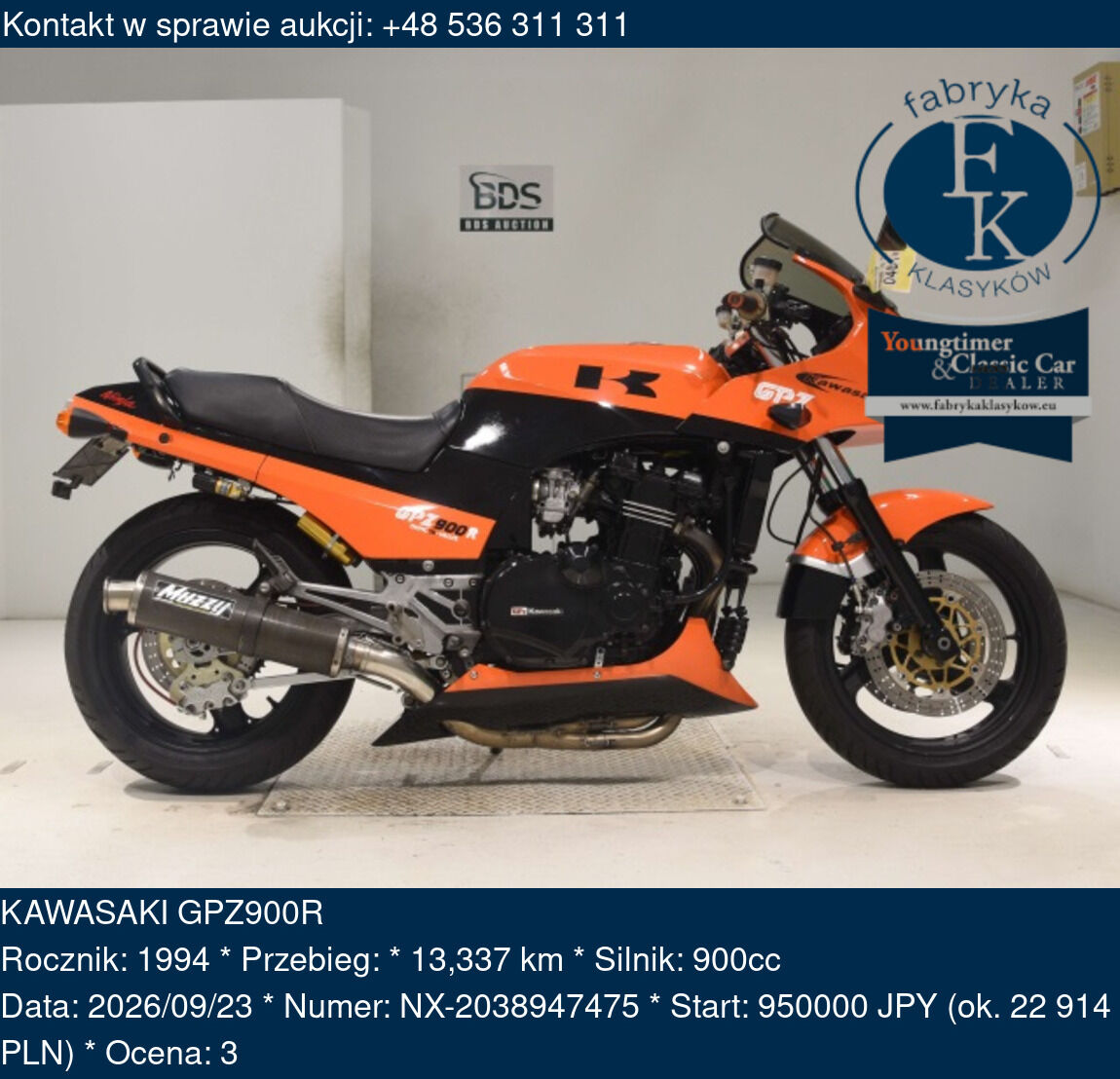 KAWASAKI GPZ900R 1994 - zdjęcie 2