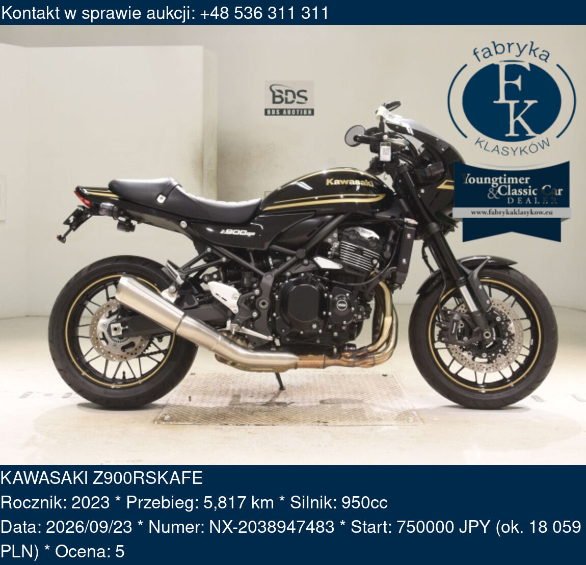 KAWASAKI Z900RSKAFE 2023 - zdjęcie 2