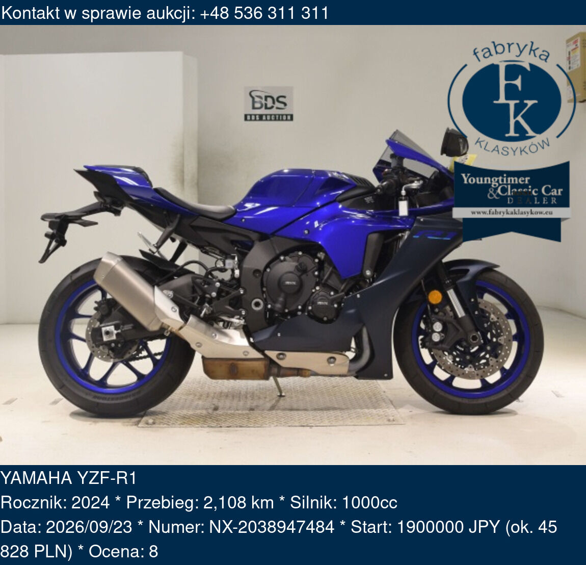 YAMAHA YZF-R1 2024 - zdjęcie 2