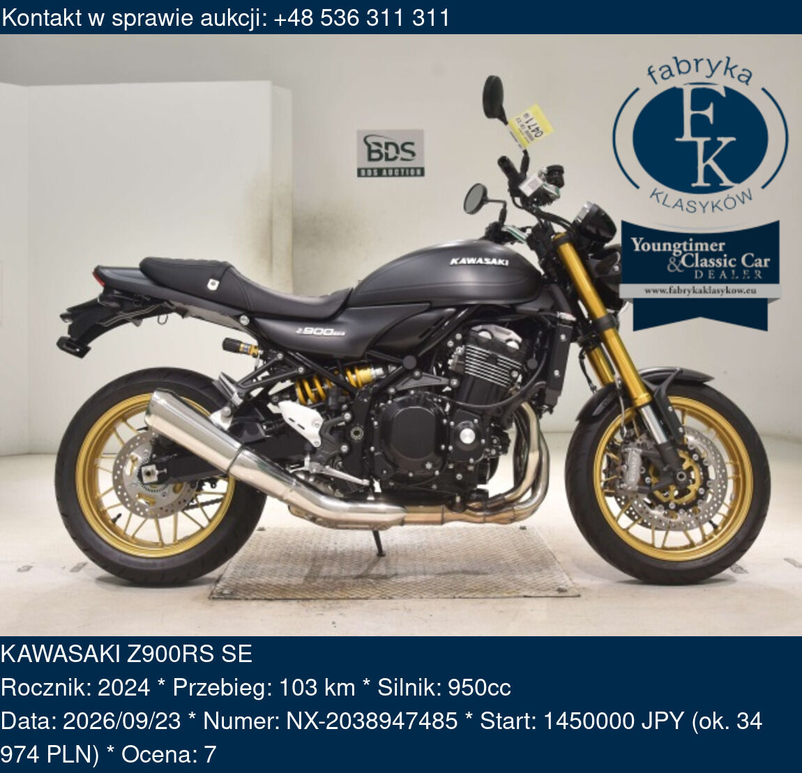KAWASAKI Z900RS SE 2024 - zdjęcie 2