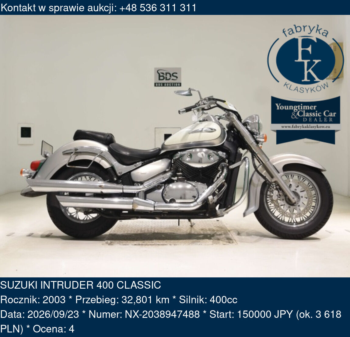 SUZUKI INTRUDER 400 CLASSIC 2003 - zdjęcie 2