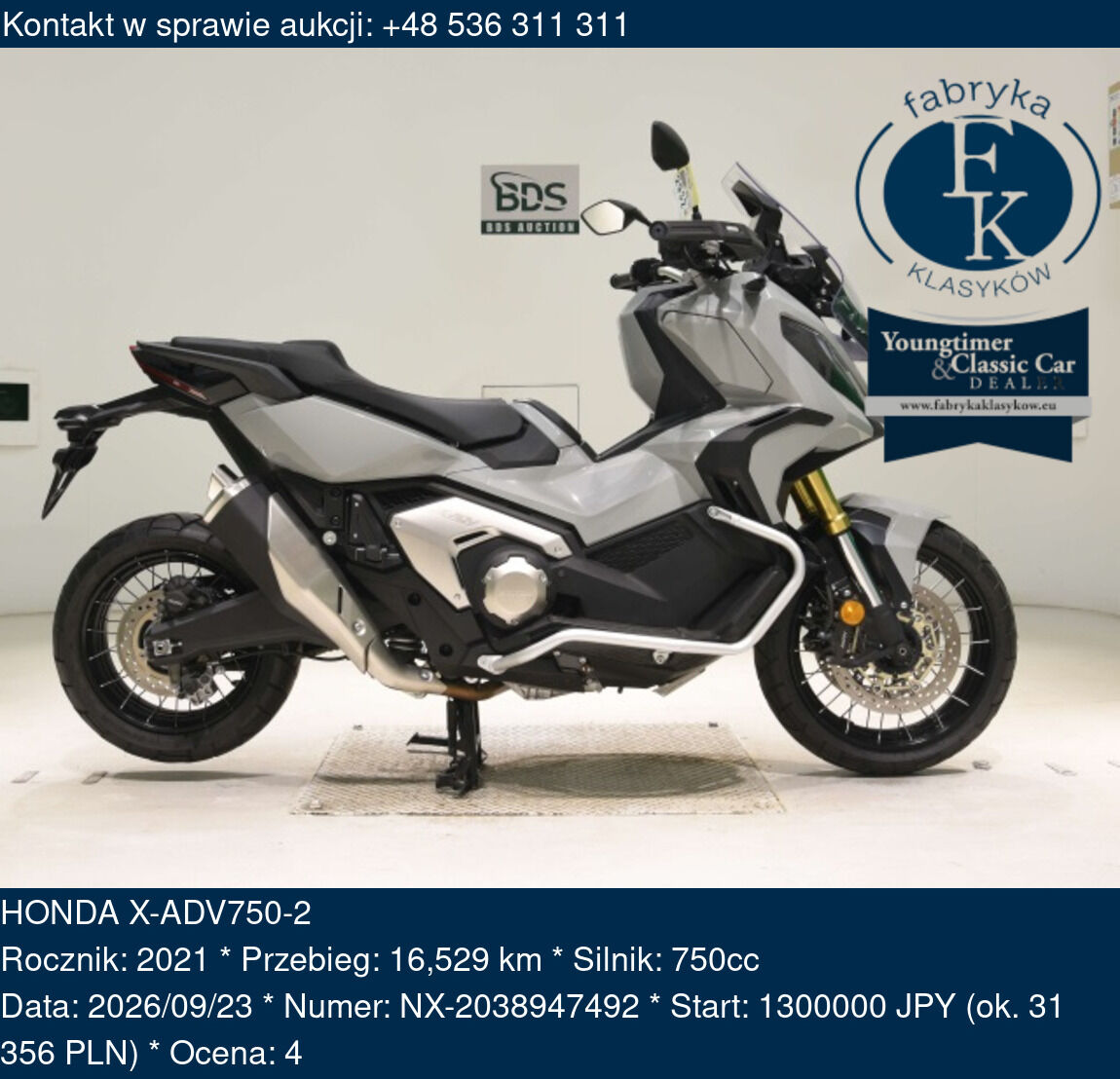HONDA X-ADV750-2 2021 - zdjęcie 2