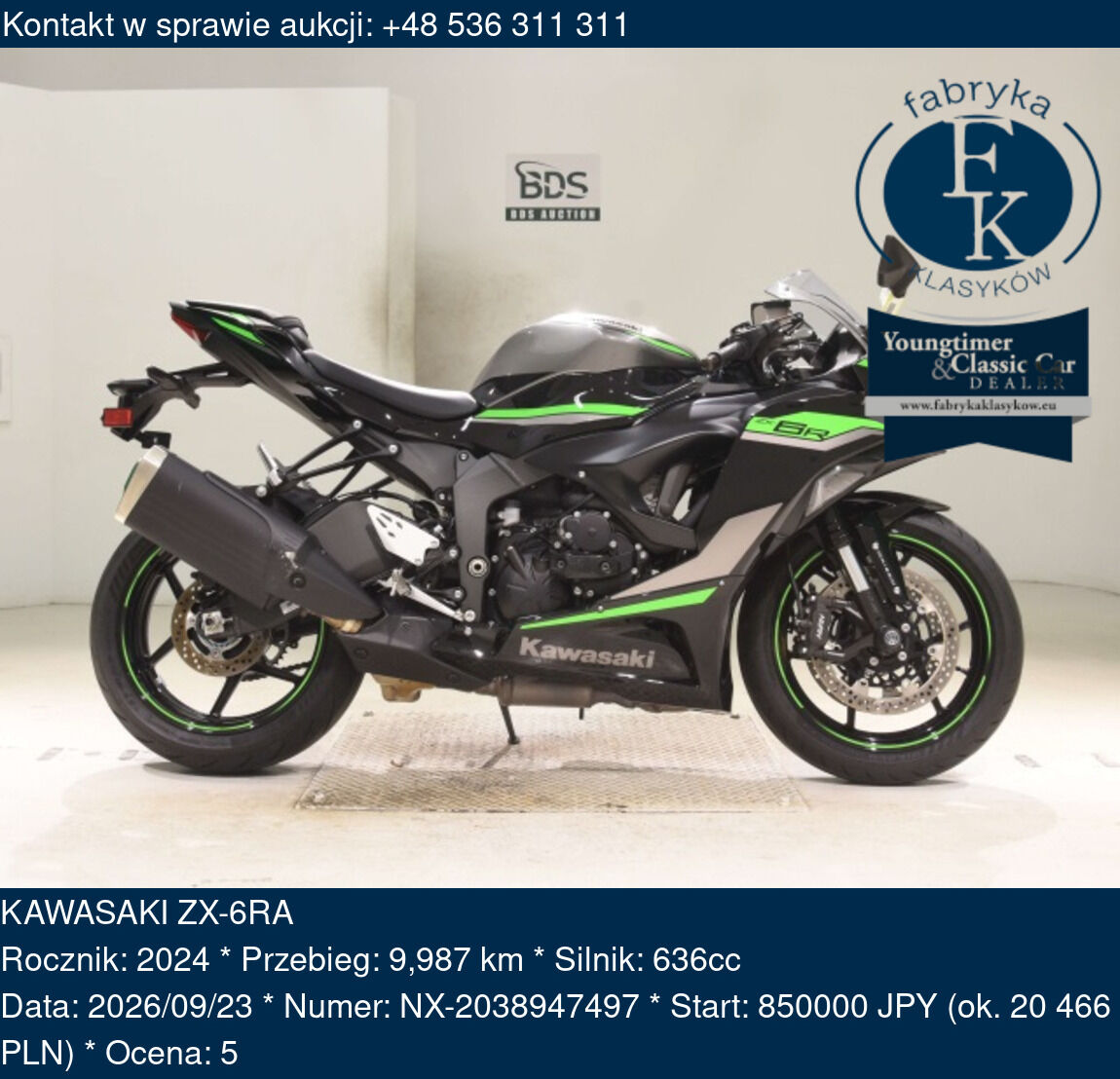 KAWASAKI ZX-6RA 2024 - zdjęcie 2