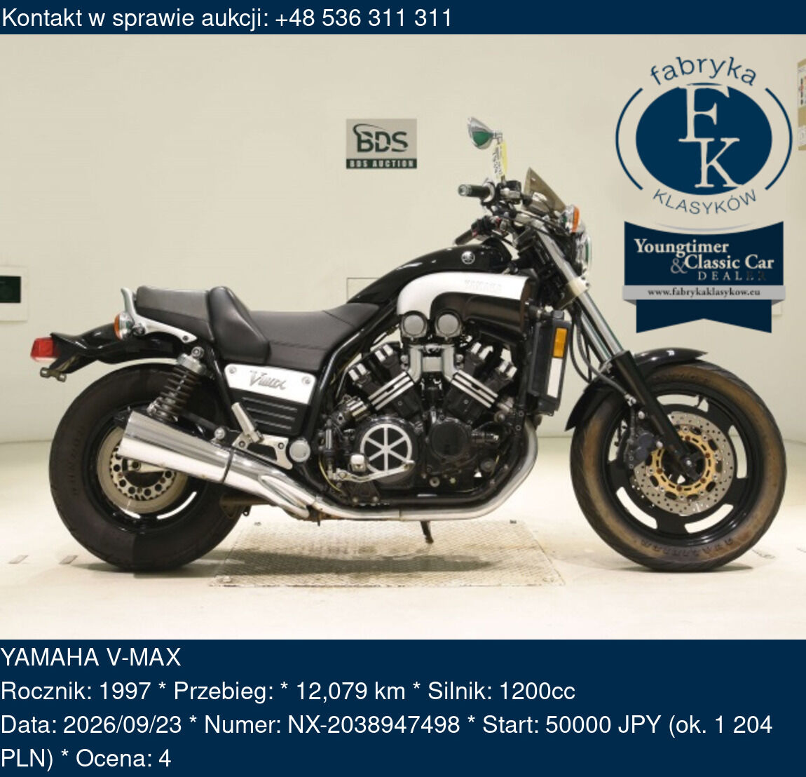 YAMAHA V-MAX 1997 - zdjęcie 2