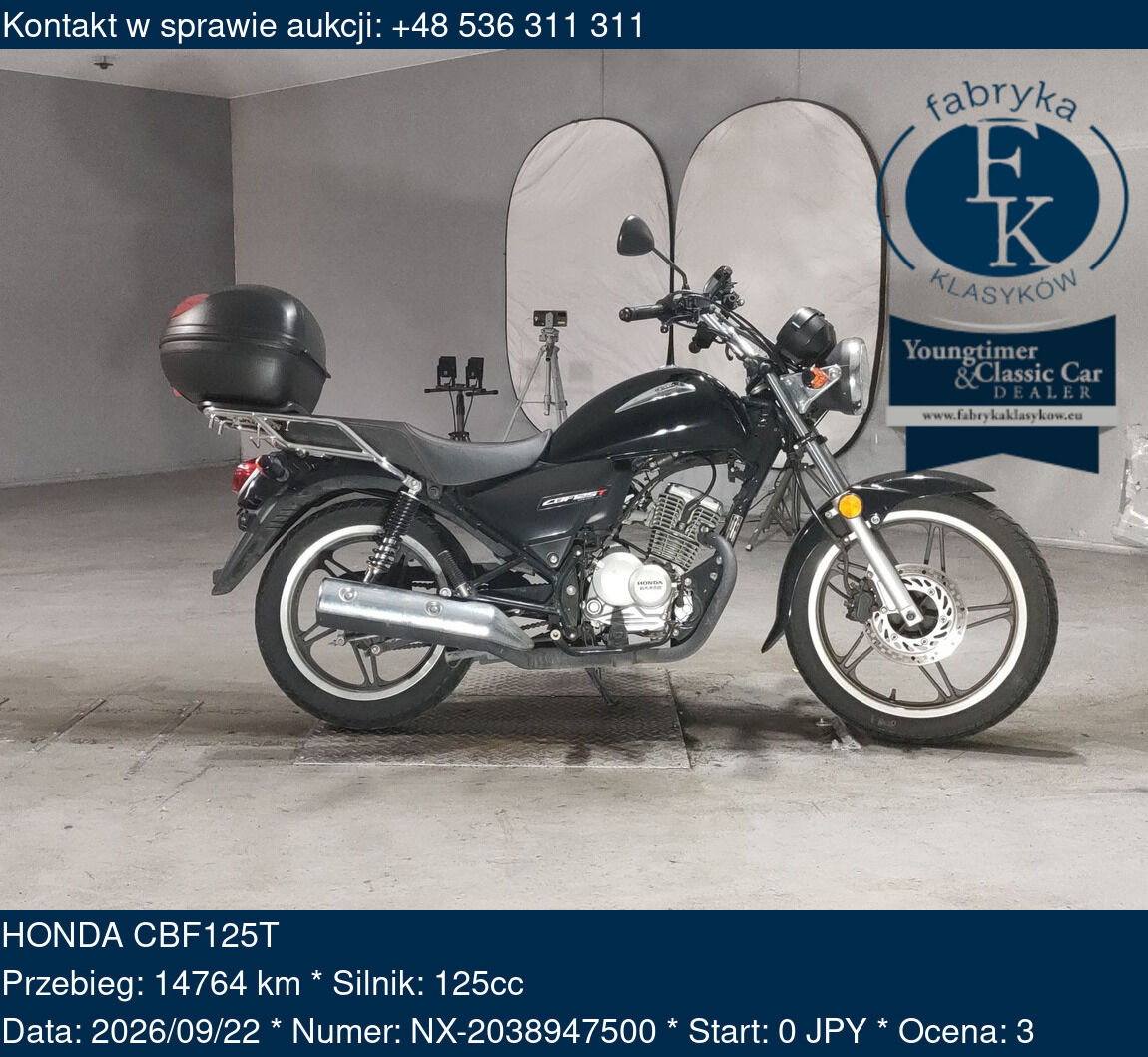 HONDA CBF125T - zdjęcie 2