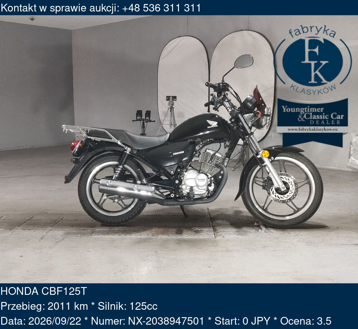 HONDA CBF125T  - zdjęcie 2