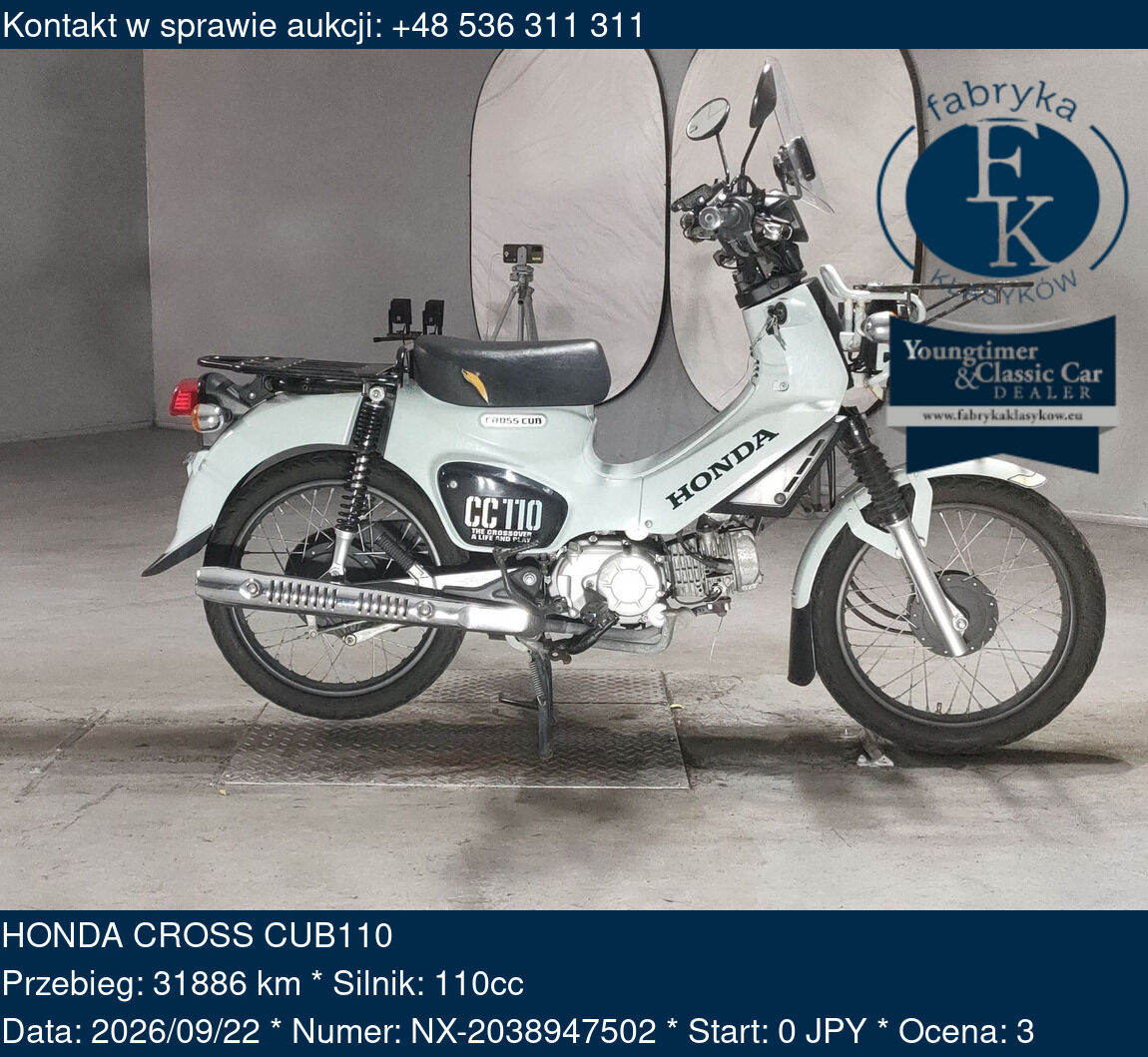 HONDA CROSS CUB110 - zdjęcie 2