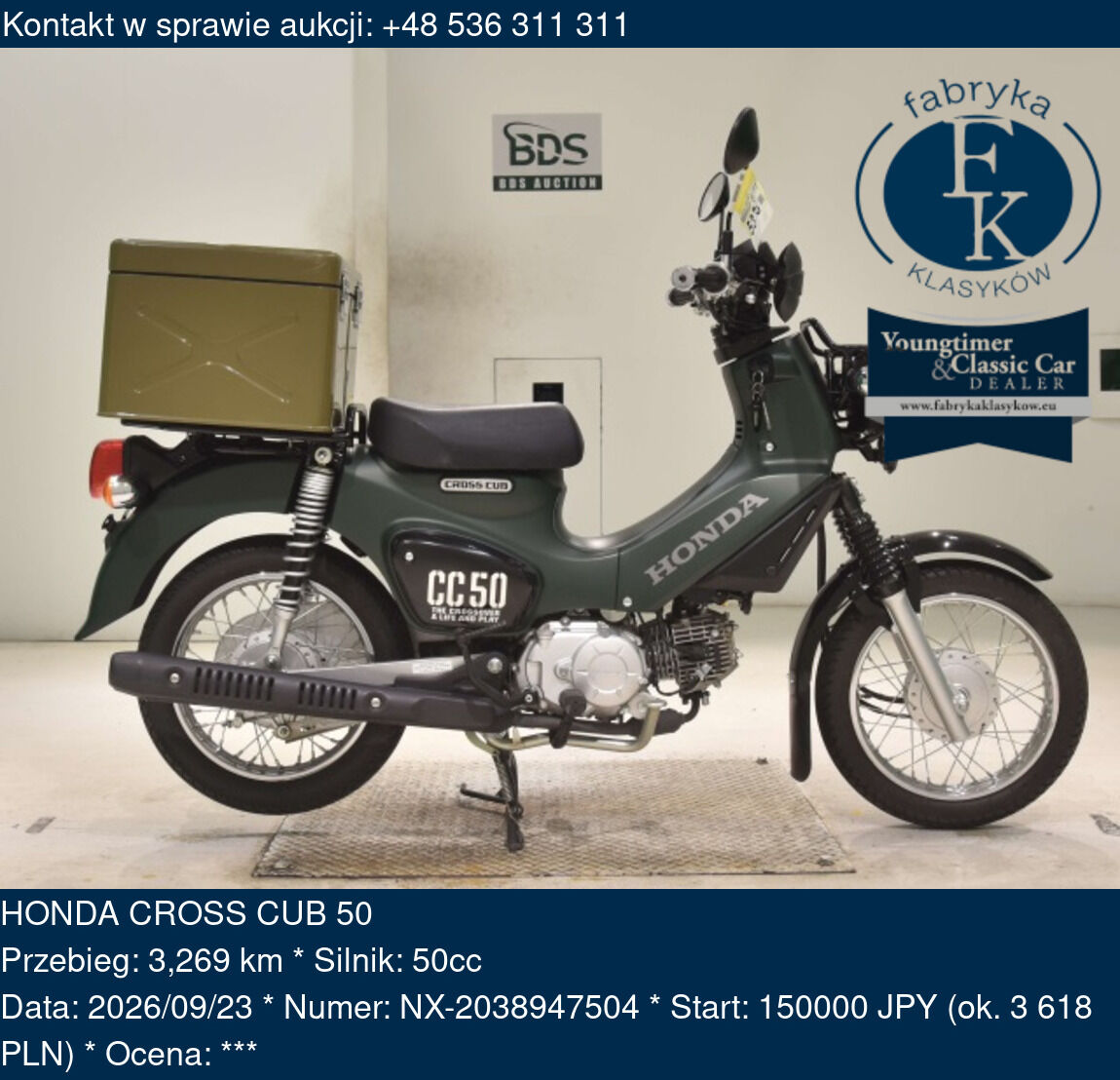 HONDA CROSS CUB 50  - zdjęcie 2