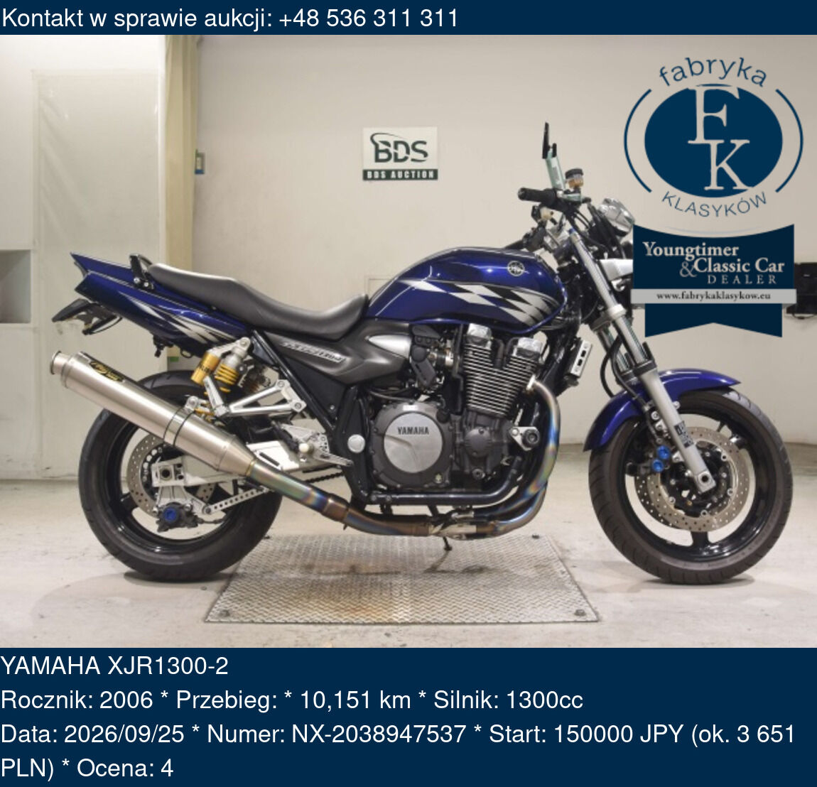 YAMAHA XJR1300-2 2006 - zdjęcie 2