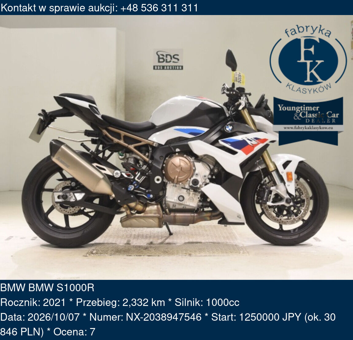 BMW BMW S1000R 2021 - zdjęcie 2