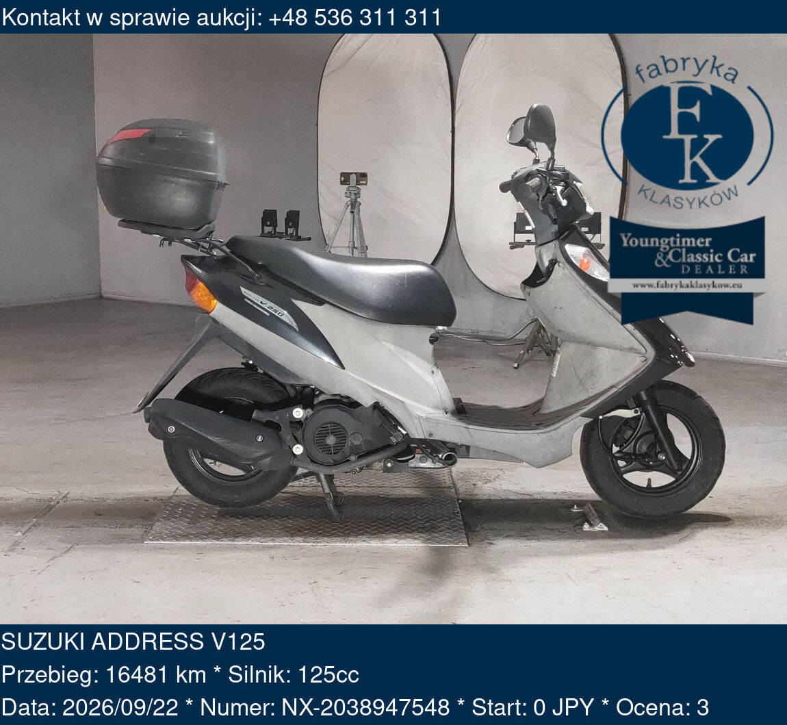 SUZUKI ADDRESS V125 - zdjęcie 2