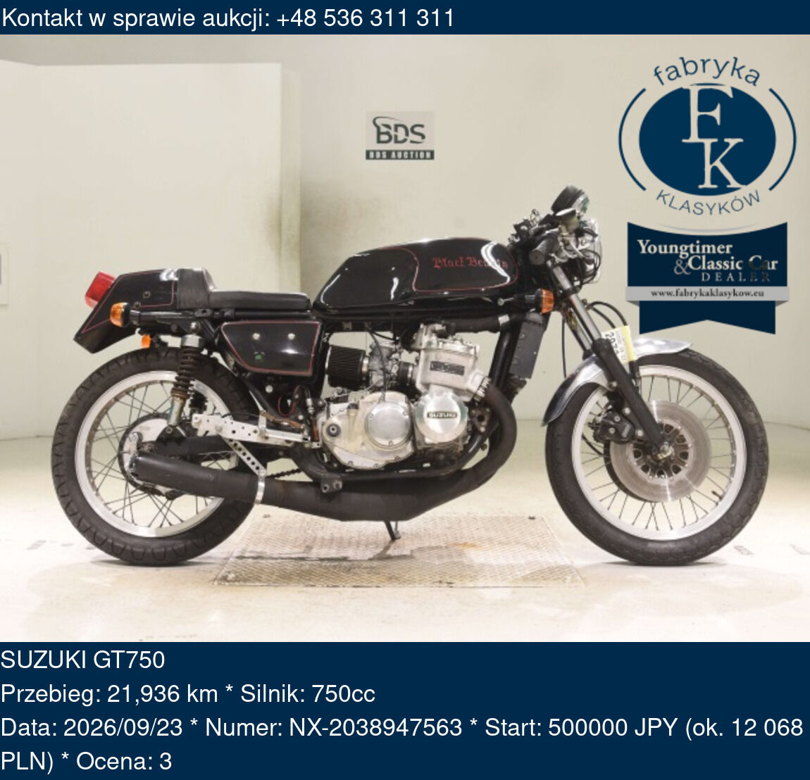 SUZUKI GT750  - zdjęcie 2