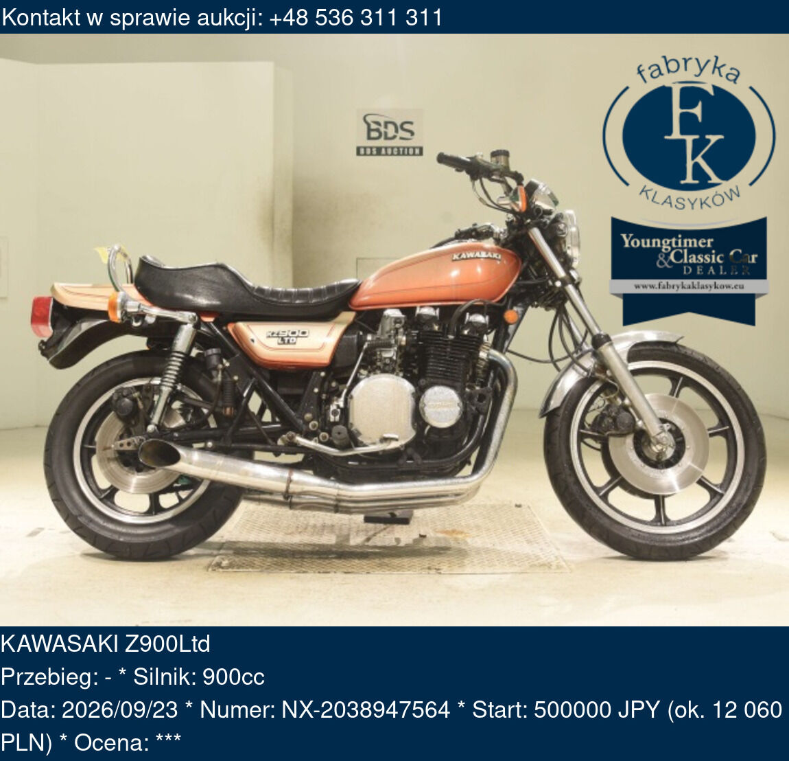 KAWASAKI Z900Ltd - zdjęcie 2