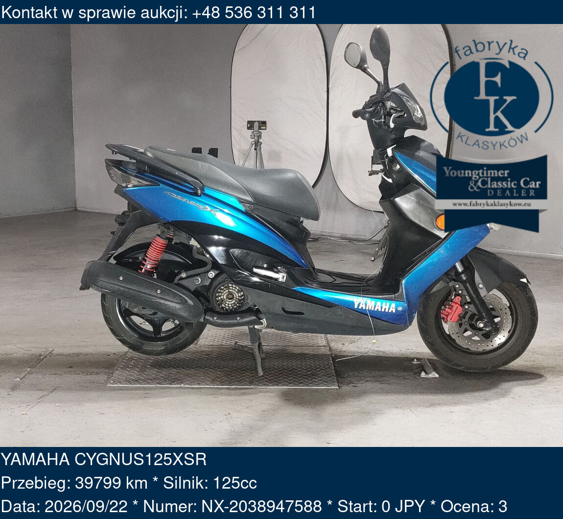 YAMAHA CYGNUS125XSR  - zdjęcie 2