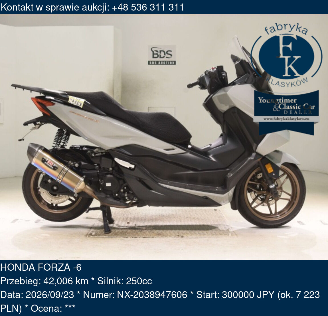 HONDA FORZA -6  - zdjęcie 2
