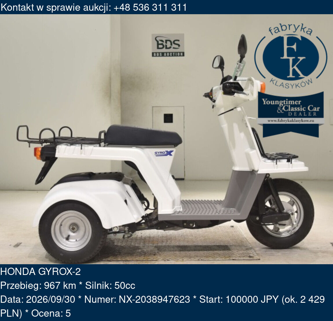 HONDA GYROX-2  - zdjęcie 2