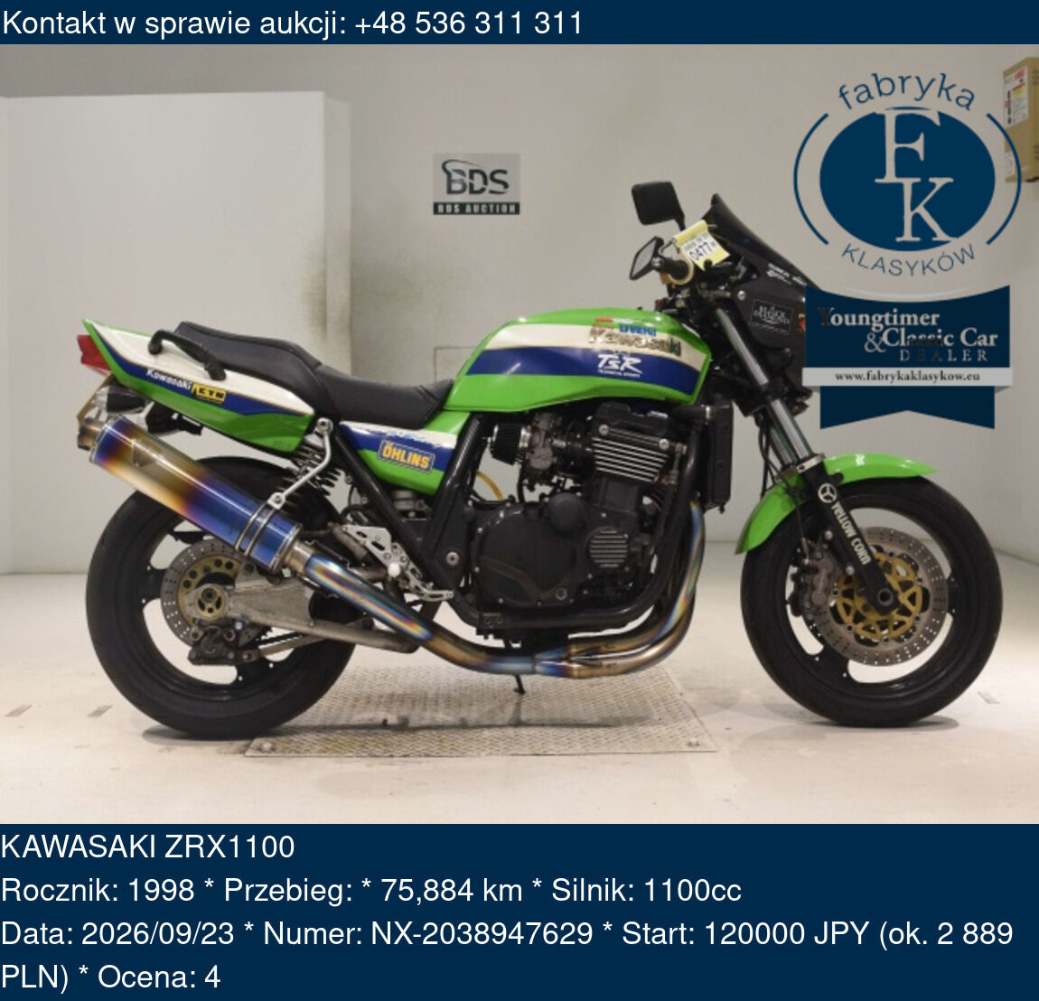 KAWASAKI ZRX1100 1998 - zdjęcie 2