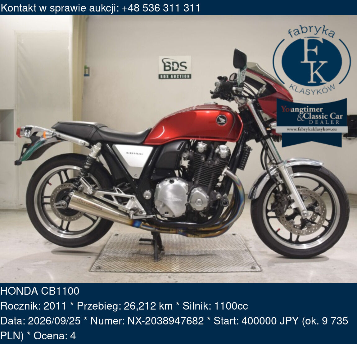 HONDA CB1100 2011 - zdjęcie 2