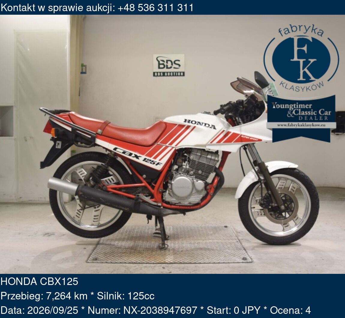 HONDA CBX125  - zdjęcie 2