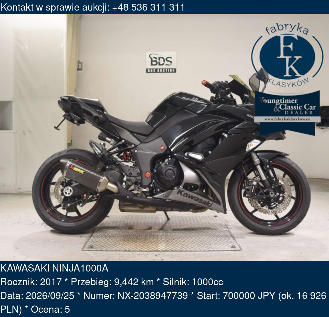KAWASAKI NINJA1000A 2017 - zdjęcie 2