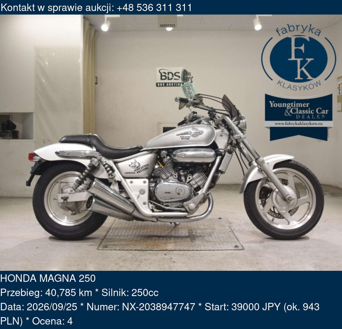 HONDA MAGNA 250 - zdjęcie 2