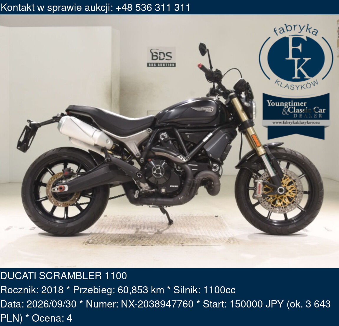 DUCATI SCRAMBLER 1100 2018 - zdjęcie 2
