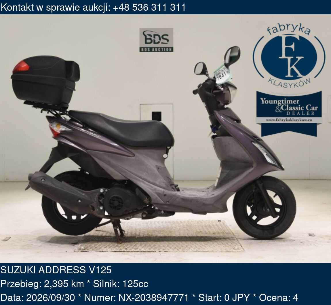 SUZUKI ADDRESS V125  - zdjęcie 2