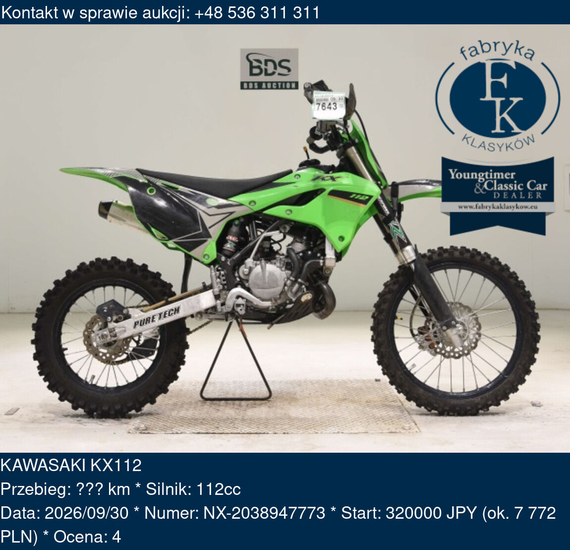 KAWASAKI KX112  - zdjęcie 2