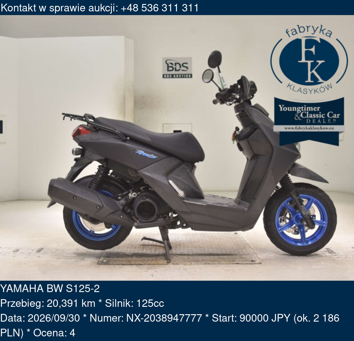YAMAHA BW S125-2  - zdjęcie 2