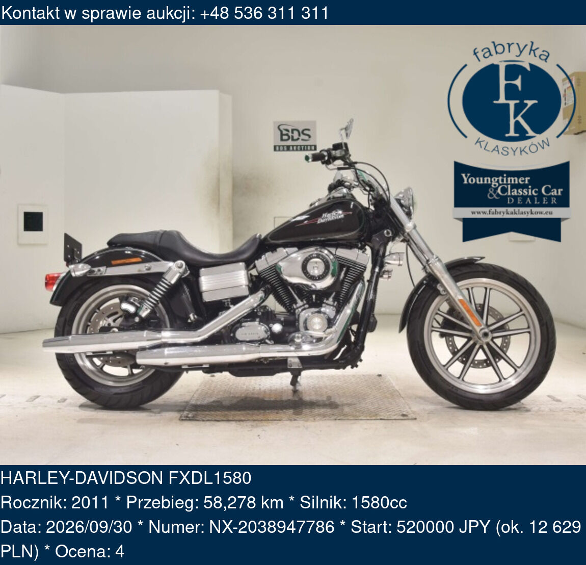 HARLEY-DAVIDSON FXDL1580 2011 - zdjęcie 2