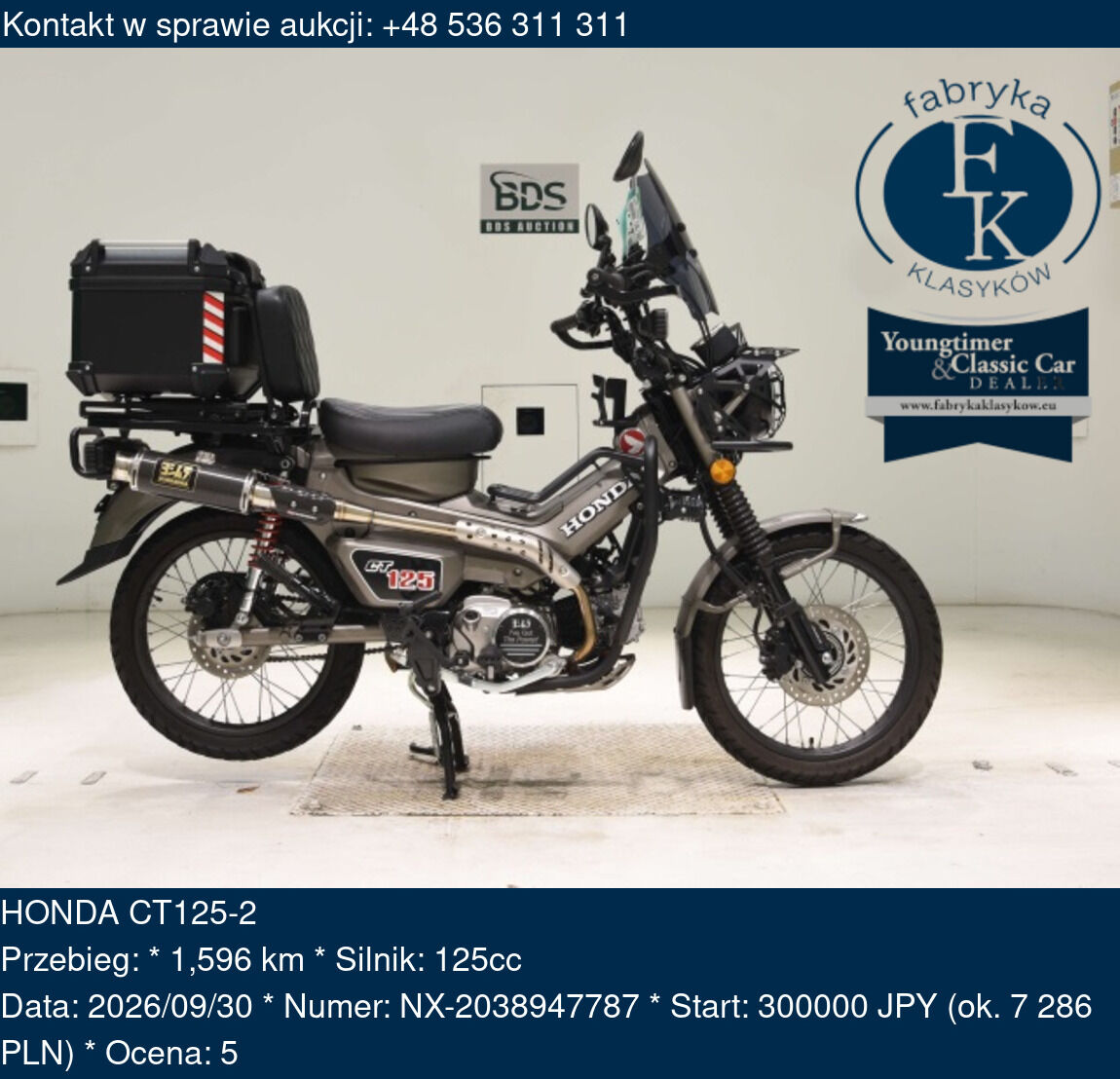 HONDA CT125-2  - zdjęcie 2