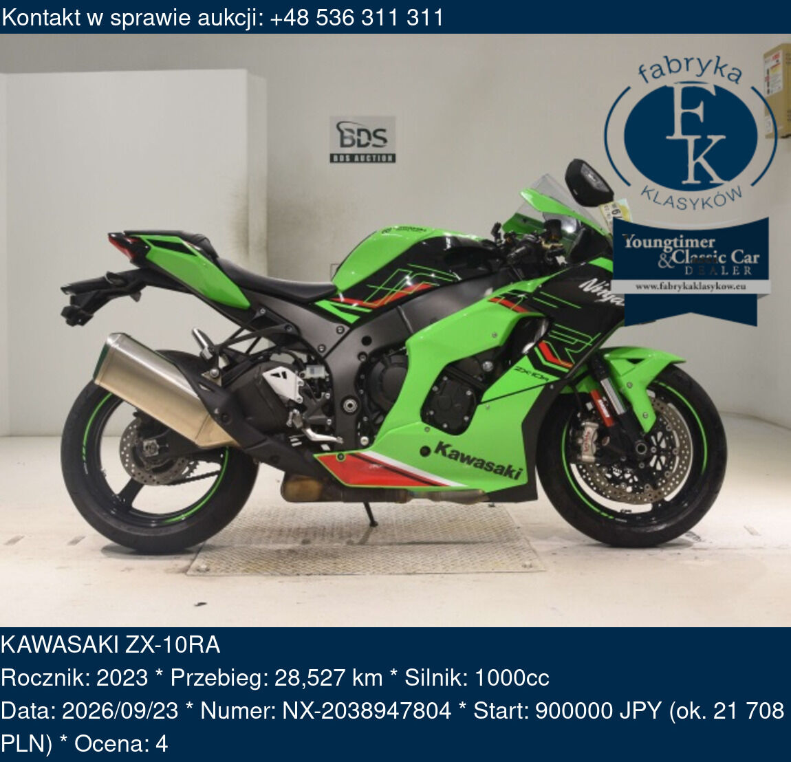 KAWASAKI ZX-10RA 2023 - zdjęcie 2