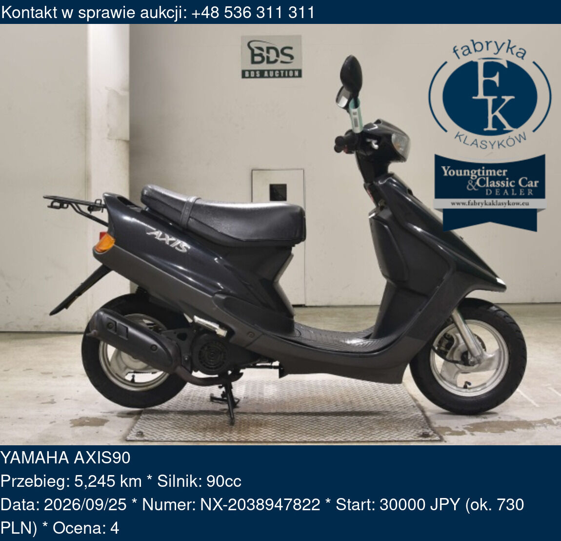 YAMAHA AXIS90  - zdjęcie 2