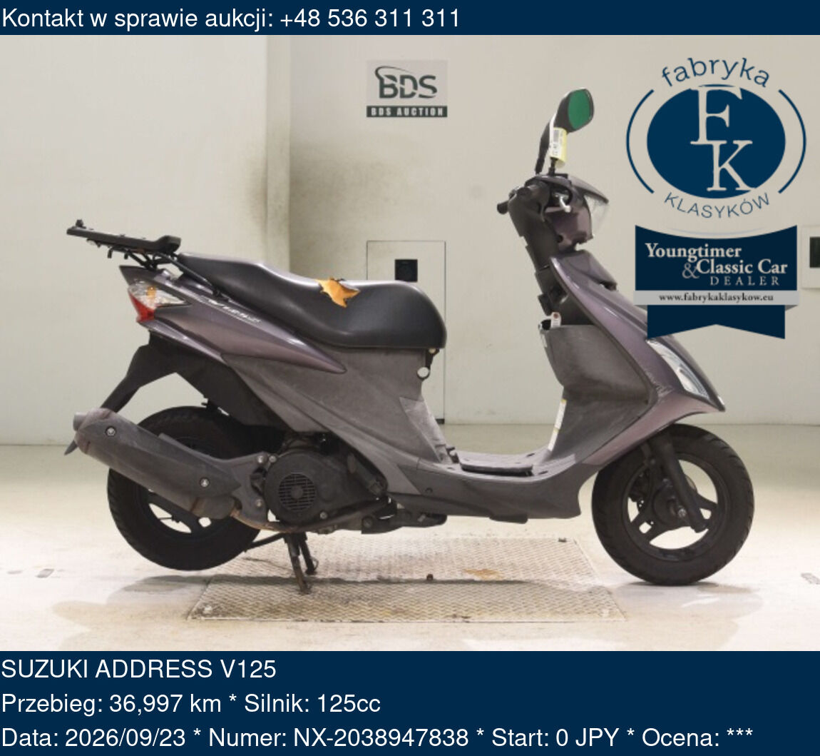 SUZUKI ADDRESS V125 - zdjęcie 2