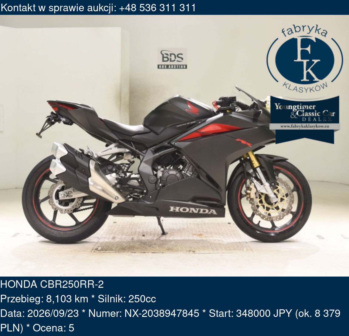 HONDA CBR250RR-2  - zdjęcie 2