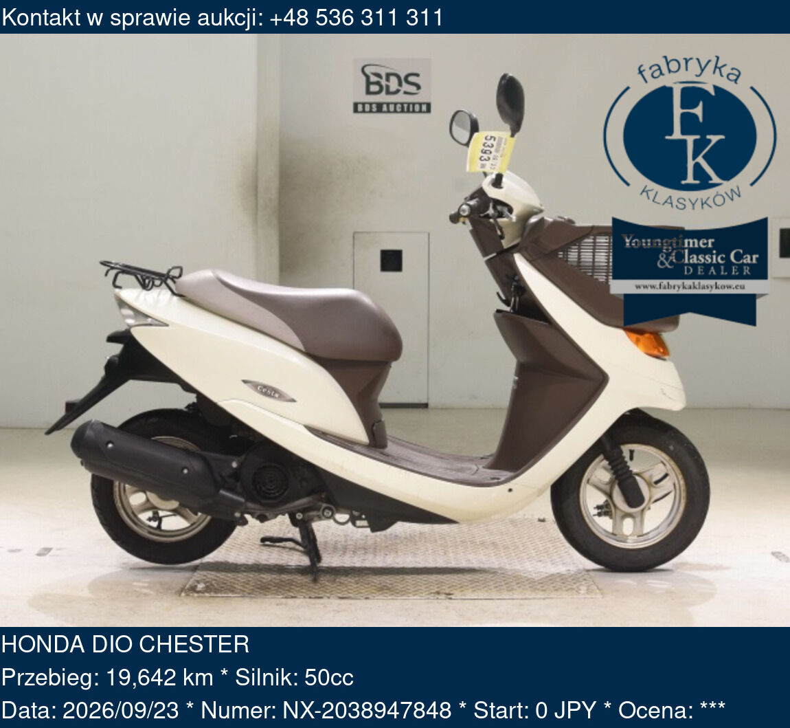 HONDA DIO CHESTER  - zdjęcie 2