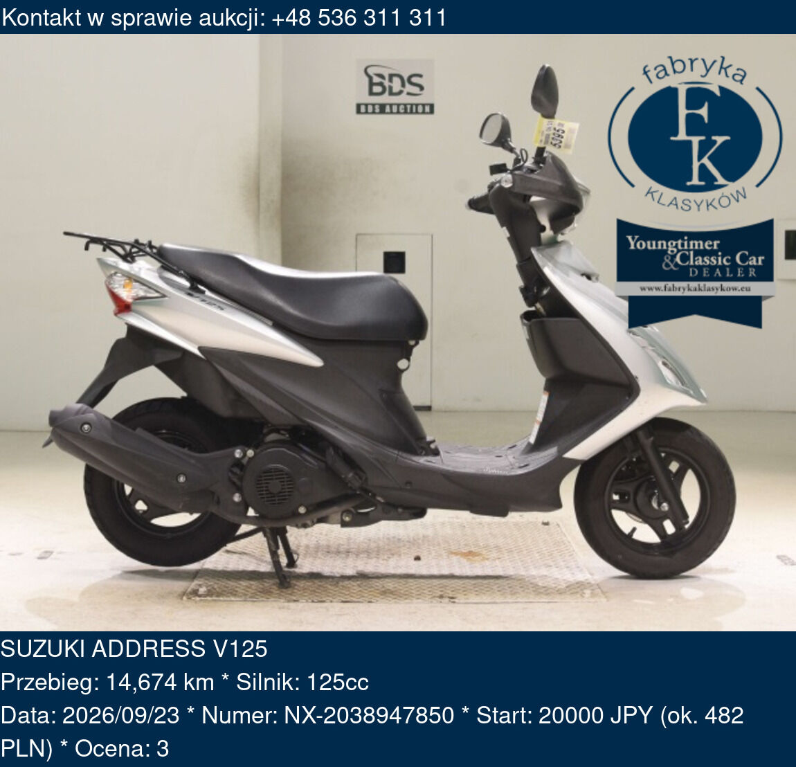 SUZUKI ADDRESS V125  - zdjęcie 2