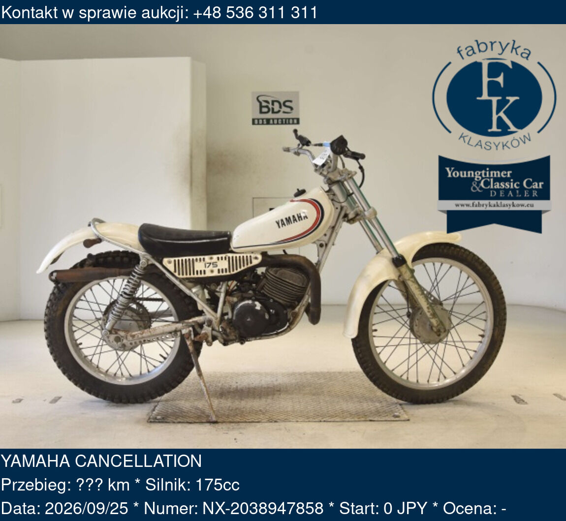 YAMAHA CANCELLATION  - zdjęcie 2