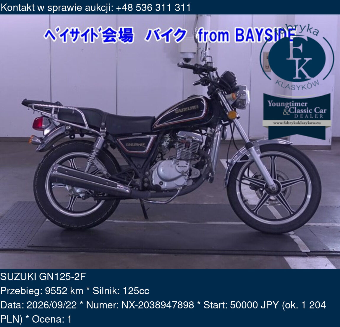 SUZUKI GN125-2F - zdjęcie 2