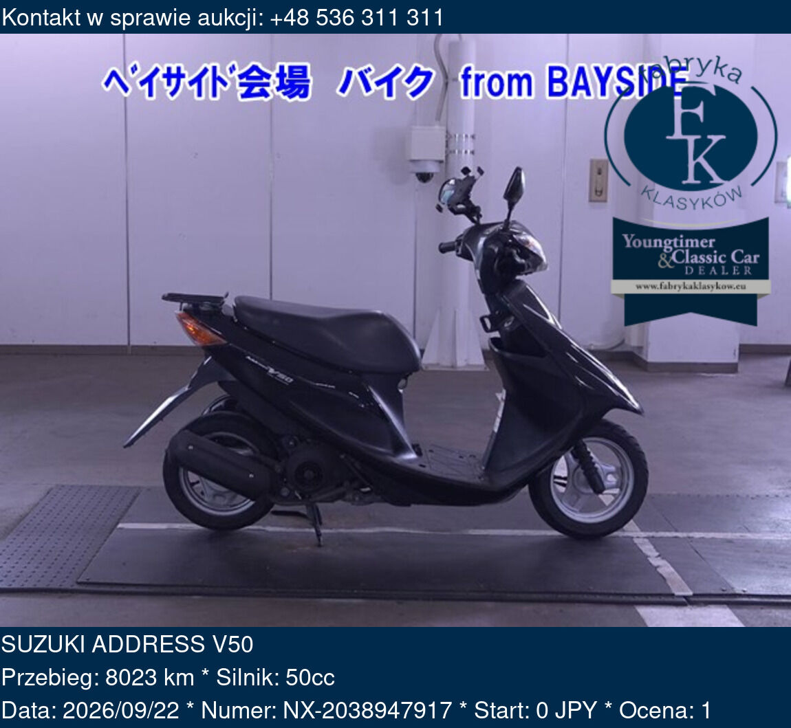 SUZUKI ADDRESS V50  - zdjęcie 2