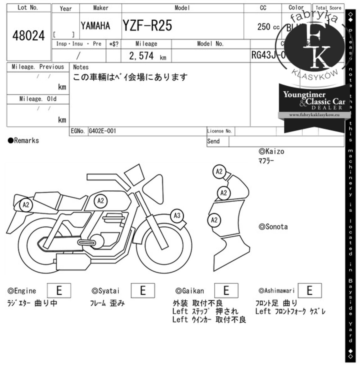 YAMAHA YZF-R25  - zdjęcie 9